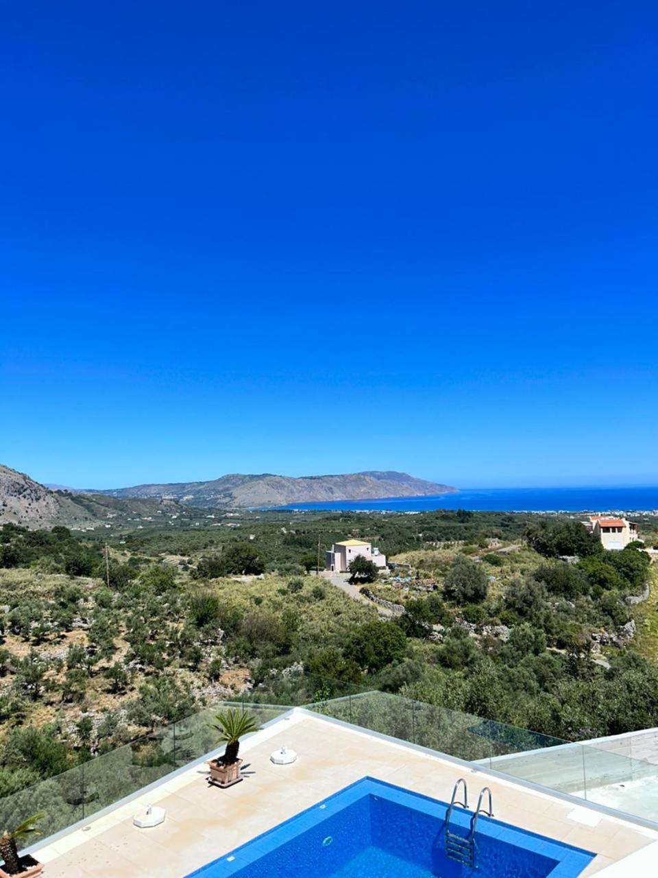 Villa Vuna - Private Pool -Sea View 干尼亞 外观 照片
