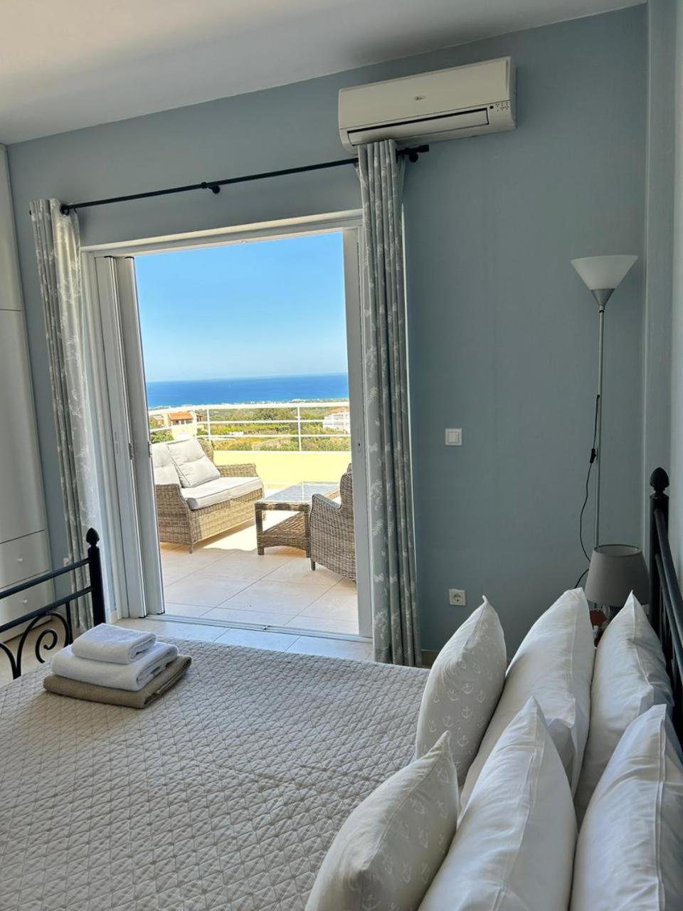 Villa Vuna - Private Pool -Sea View 干尼亞 外观 照片